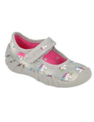 Dievčenské prezuvky - Viacfarebný jednorožec