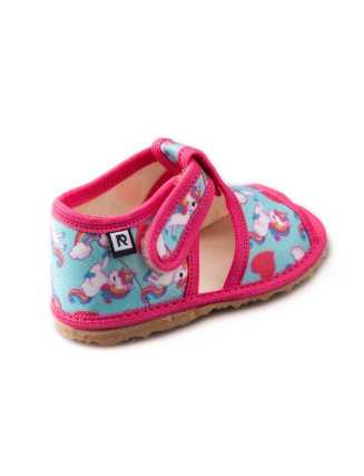 Detské prezuvky - 19-32 - jednorožec - inovatívne