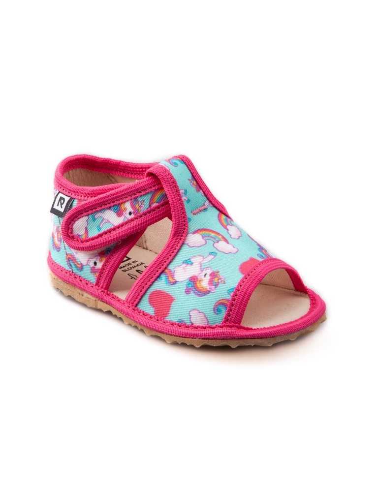 Detské prezuvky - 19-32 - jednorožec - inovatívne