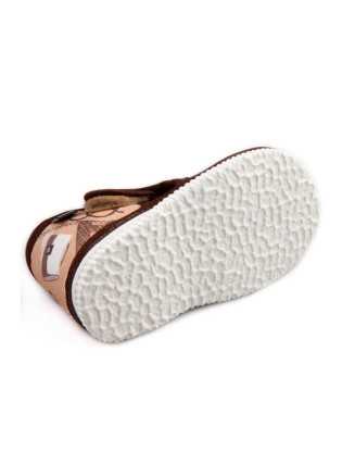 Detské prezuvky - 17-30 - škola hnedá