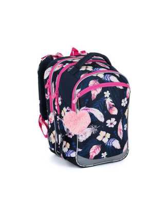 TOPGAL ✨ COCO 23006 ✨ srdce naplnené poznaním – kde pierka múdrosti z výšin dopadajú do objatia školských snov