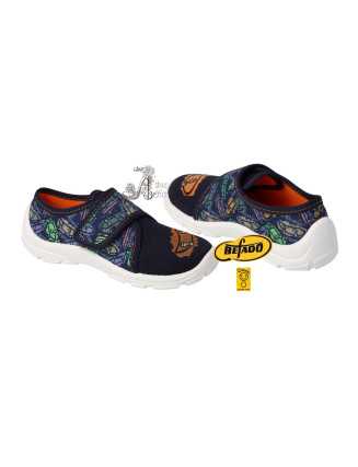 BEFADO, veľkosť 27-30 - kroky života na doske - chlapčenské prezuvky