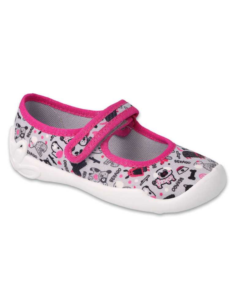 BEFADO, veľkosť 31-36 - kroky priateľstva a oddanosti - dievčenské prezuvky