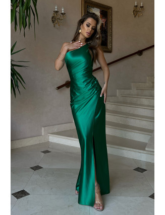 Bicotone - zelená oáza v tajuplných šatoch - šaty, ktoré odhaľujú krásu v nariasenom tieni