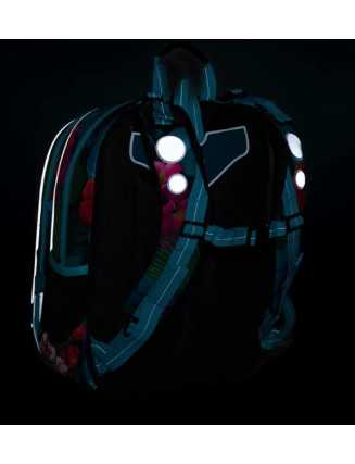 TOPGAL🌿🎒🦜ELLY24004 - školský batoh🌿🎒🦜zvuky poznania - ara papagáj v očarujúcej džungli vedomostí