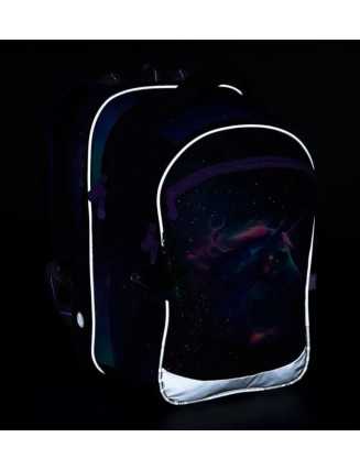 TOPGAL - COCO24006-školský batoh - žiariaca cesta múdrosti - jednorožec s ligotajúcou hviezdičkou