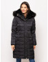 HeavyTools - dámska zimná bunda - zima v štýle so šálovým golierom a elegantnou ochranou pred chladom