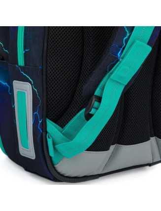 TOPGAL📚⚡MIRA 24019📚⚡školský batoh - školská búrka energie - chlapčenská taška s bleskom štýlu