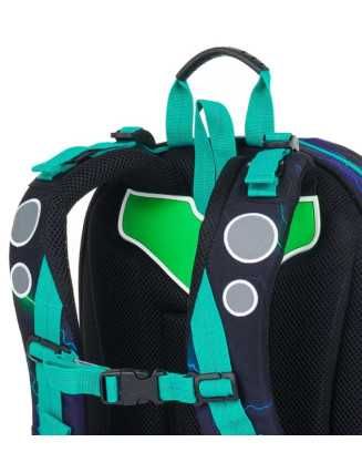 TOPGAL📚⚡MIRA 24019📚⚡školský batoh - školská búrka energie - chlapčenská taška s bleskom štýlu