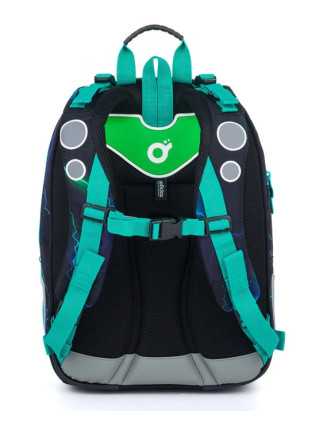 TOPGAL📚⚡MIRA 24019📚⚡školský batoh - školská búrka energie - chlapčenská taška s bleskom štýlu