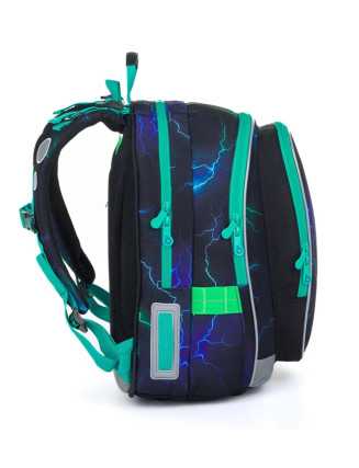 TOPGAL📚⚡MIRA 24019📚⚡školský batoh - školská búrka energie - chlapčenská taška s bleskom štýlu