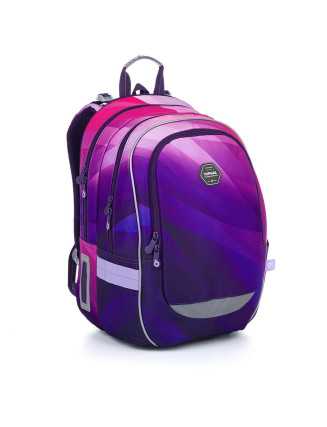 TOPGAL💜CODA 24007 - školský batoh💜fialová dúha snov 🎒 – kde víla tanca všíva eleganciu do každého stehu batohu✨