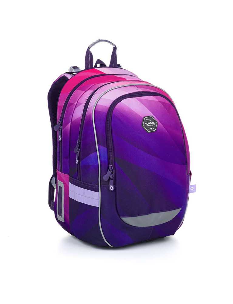 TOPGAL💜CODA 24007 - školský batoh💜fialová dúha snov 🎒 – kde víla tanca všíva eleganciu do každého stehu batohu✨