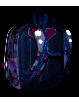 TOPGAL - ENDY24002-školský batoh - nežné krídla múdrosti - dievčenský školský batoh s motýlikmi a kvietkami