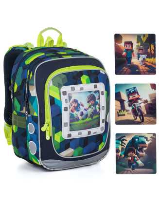 TOPGAL - ENDY24015 - minecraft pre chlapcov plných aktivít s dinosaurom, futbalom a ďalšími aktivitami