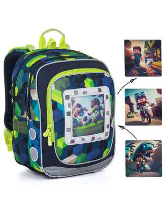 TOPGAL - ENDY24015 - minecraft pre chlapcov plných aktivít s dinosaurom, futbalom a ďalšími aktivitami