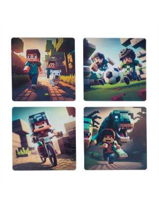 TOPGAL - ENDY24015 - minecraft pre chlapcov plných aktivít s dinosaurom, futbalom a ďalšími aktivitami