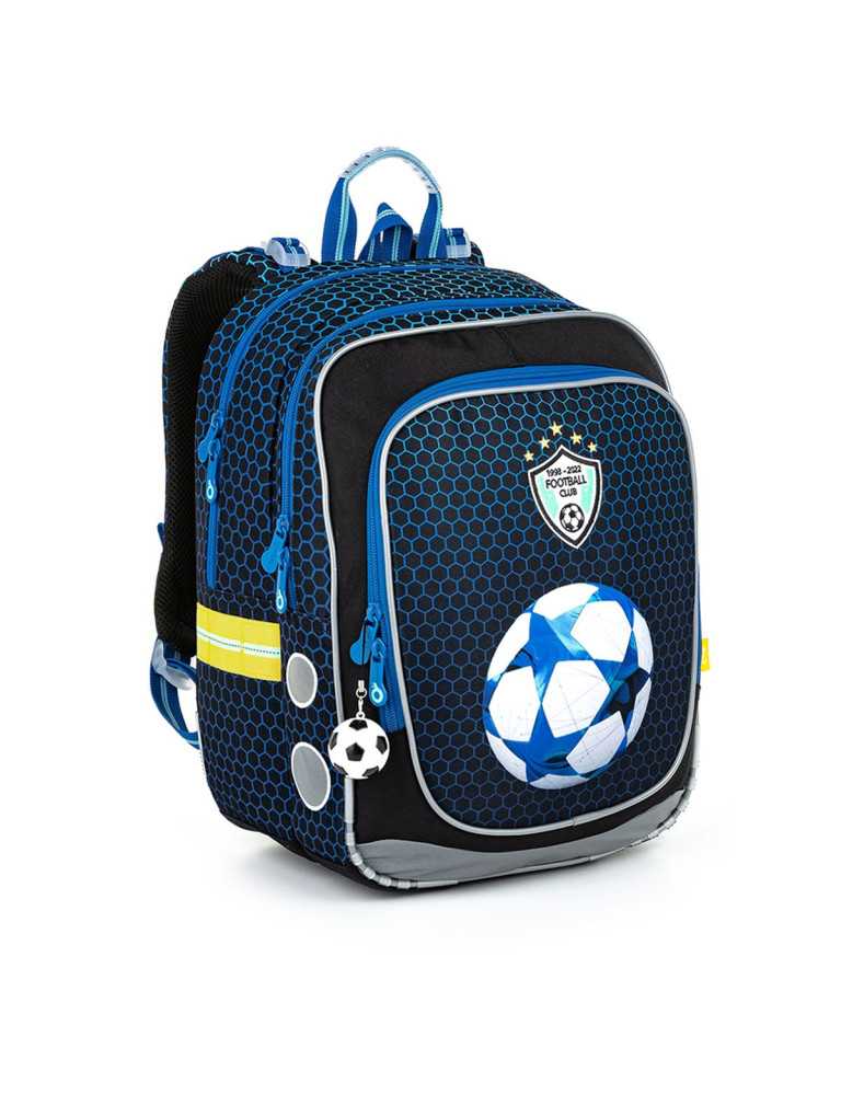 TOPGAL 🌟⚽ ENDY 22016 🌟⚽ školský batoh - góly vedomostí - batohový šampión s motívom fotbalovej lopty