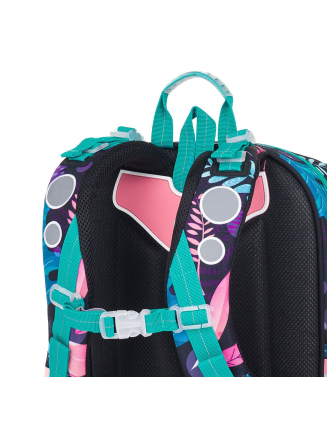 TOPGAL - ENDY 24005 - školský batoh - lesné kamarátky - srnka, veverička, medvedík, myška - cesta múdrosti pre malé srdiečka