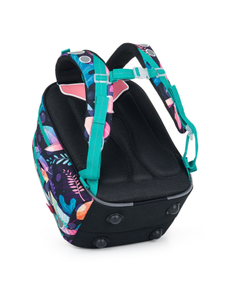 TOPGAL - ENDY 24005 - školský batoh - lesné kamarátky - srnka, veverička, medvedík, myška - cesta múdrosti pre malé srdiečka