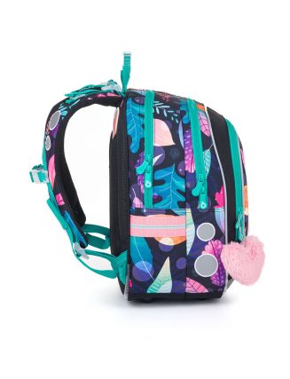 TOPGAL - ENDY 24005 - školský batoh - lesné kamarátky - srnka, veverička, medvedík, myška - cesta múdrosti pre malé srdiečka