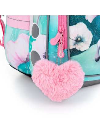 TOPGAL 🌸✨🦄 ENDY 22053 🌸✨🦄 školský batoh - jazda snov, kde kvety tancujú - batoh plný fantázie a lesku
