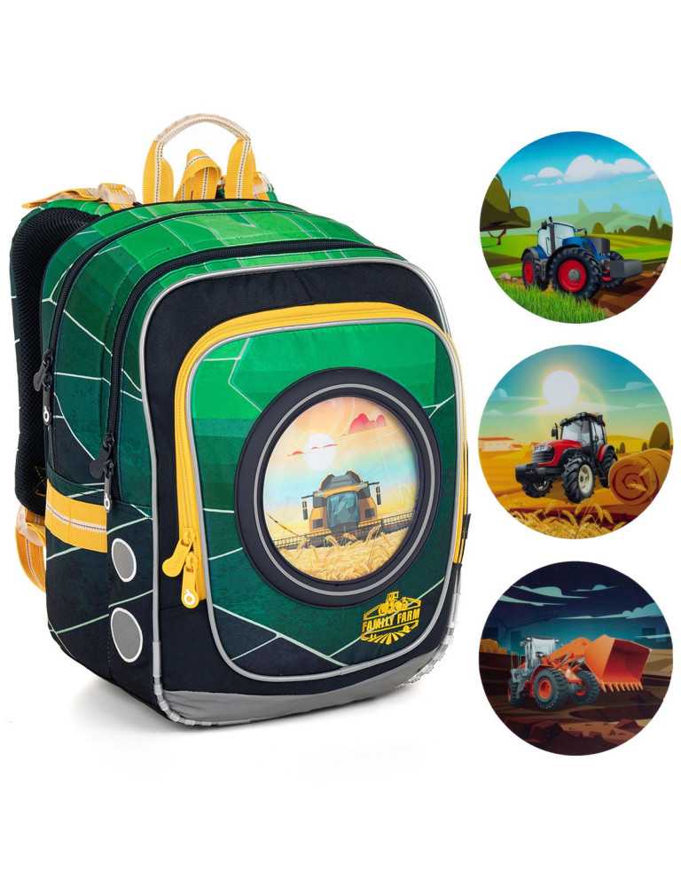 TOPGAL 🌾✨ ENDY 23015 🌾✨ batoh, čo orie brázdy vedomostí – štýl, luxus a precíznosť ako na najlepšom poli učenia ✨🌾