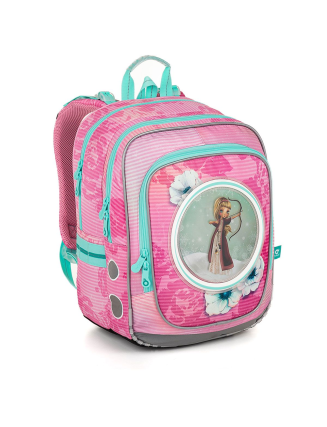 TOPGAL 🌸👑✨ ENDY 23005 🌸👑✨ kraľuj v škole s vlastnou rozprávkovou princeznou - školský batoh s vymeniteľnými obrázkami