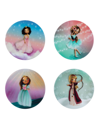 TOPGAL 🌸👑✨ ENDY 23005 🌸👑✨ kraľuj v škole s vlastnou rozprávkovou princeznou - školský batoh s vymeniteľnými obrázkami