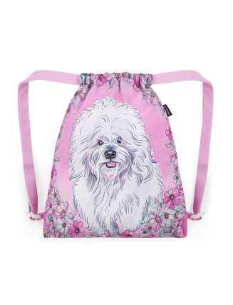 Bagmaster - set LUMI 24 G - biely psík v závoji múdrosti