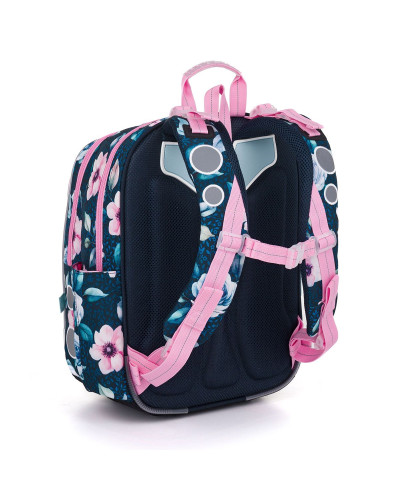 TOPGAL - ENDY 25003 - motýliková víla - školský batoh pre dievčatá s motívom víly, kvetov a trblietavým príveskom motýlika