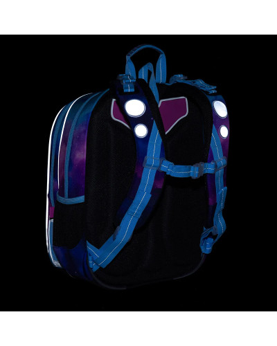 Školský batoh s motívom múdrej sovičky a hviezdnej oblohy, ideálny pre dievčatá, ktoré chcú mať svoj svet ukrytý za zipsom