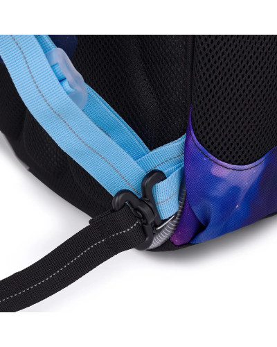 Školský batoh s motívom múdrej sovičky a hviezdnej oblohy, ideálny pre dievčatá, ktoré chcú mať svoj svet ukrytý za zipsom