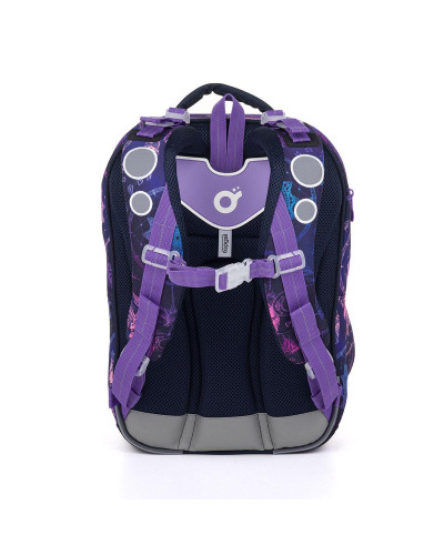TOPGAL - COCO 25006 - fialový školský batoh pre dievčatá - lapač snov s príveskom hviezdičky