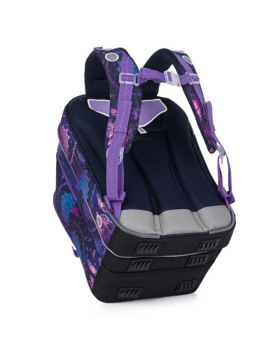 TOPGAL - COCO 25006 - fialový školský batoh pre dievčatá - lapač snov s príveskom hviezdičky