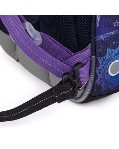TOPGAL - COCO 25006 - fialový školský batoh pre dievčatá - lapač snov s príveskom hviezdičky