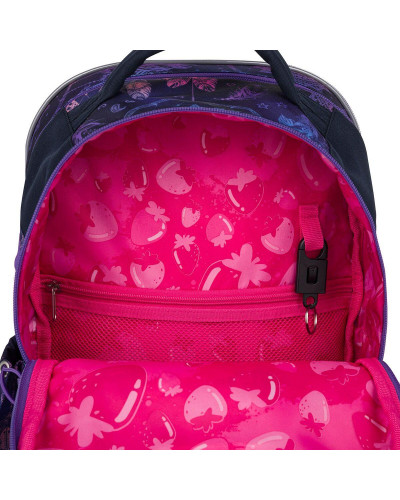 TOPGAL - COCO 25006 - fialový školský batoh pre dievčatá - lapač snov s príveskom hviezdičky