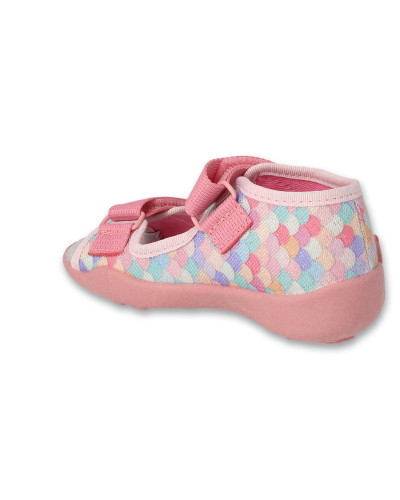 BEFADO - veľ.18-26 - dievčenské prezuvky – farebný tanec šupiniek na nohách vašich malých princezien🌸✨