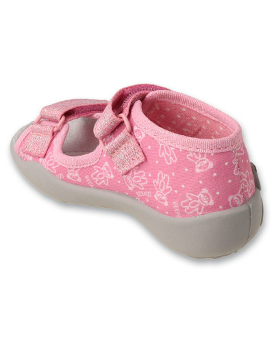 BEFADO - ✨roztomilé dievčenské prezuvky – ružový medvedík, pre krok ako z rozprávky, pohodlie ako obláčik✨