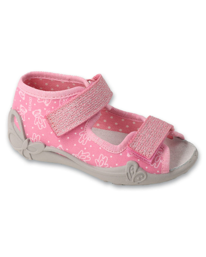 BEFADO - ✨roztomilé dievčenské prezuvky – ružový medvedík, pre krok ako z rozprávky, pohodlie ako obláčik✨