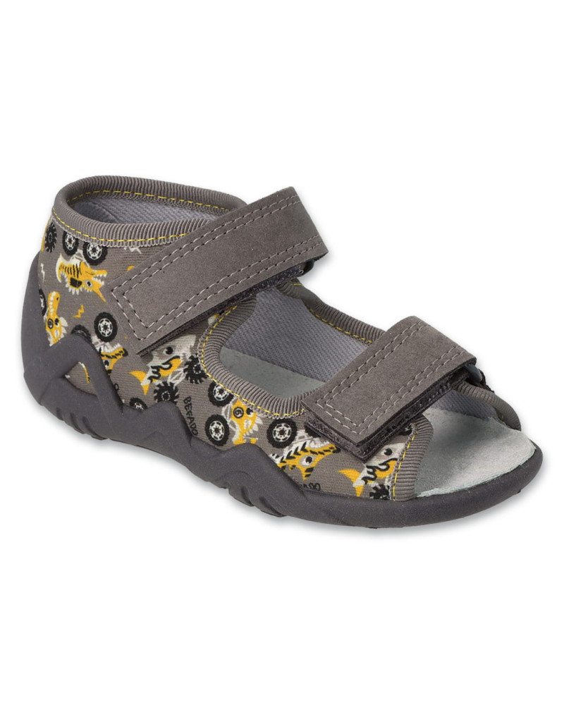 BEFADO - chlapčenské prezuvky – krokodíl na kolesách, každý krok ako jazda na obláčiku🚲🐊