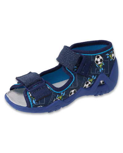 BEFADO - rýchlosť na nohách: chlapčenské prezuvky s futbalovou loptou v plameňoch – rýchly krok do brány! ⚽🔥