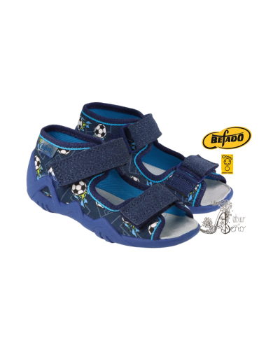 BEFADO - rýchlosť na nohách: chlapčenské prezuvky s futbalovou loptou v plameňoch – rýchly krok do brány! ⚽🔥