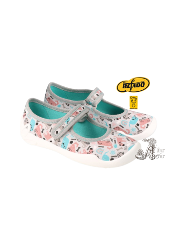 BEFADO -🌸očarujúci krôčik do sveta rozprávok – dievčenské prezuvky so psíkmi 🐶✨