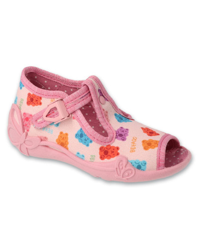 BEFADO -kroky v objatí hebkého macíka 🐻✨dievčenské prezuvky s medvedíkmi pre rozprávkové pohodlie 🌈👠