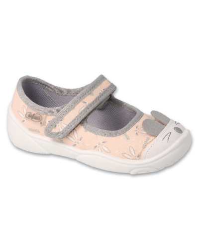 BEFADO -🌸mäkké ako zajkov kožúšok, jemné ako pohladenie 🎀 Dievčenské balerínky so zajačikom – pre nežné kroky snov 🐰