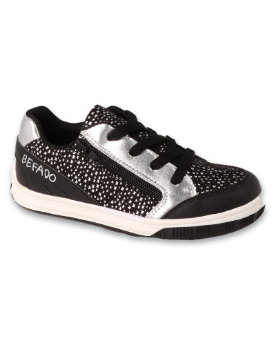 BEFADO -✨čierna noc so striebornou žiarou – tenisky pre princeznú štýlu! ✨