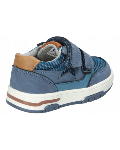 AmericanClub🌟chlapčenské tenisky–riflovomodrá hviezdička s hnedými akcentmi, svietiaca podrážka a ľahký krok do dobrodružstva✨👟