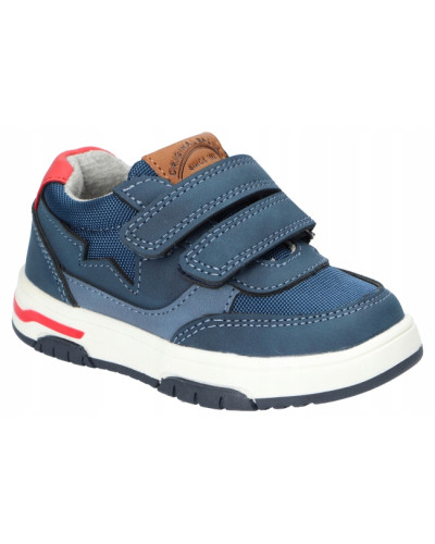 AmericanClub🌟chlapčenské tenisky – tmavomodrá hviezdička v zaujímavej kombinácii modrej, hnedej a červenej🌟