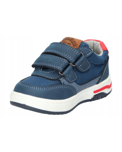 AmericanClub🌟chlapčenské tenisky – tmavomodrá hviezdička v zaujímavej kombinácii modrej, hnedej a červenej🌟